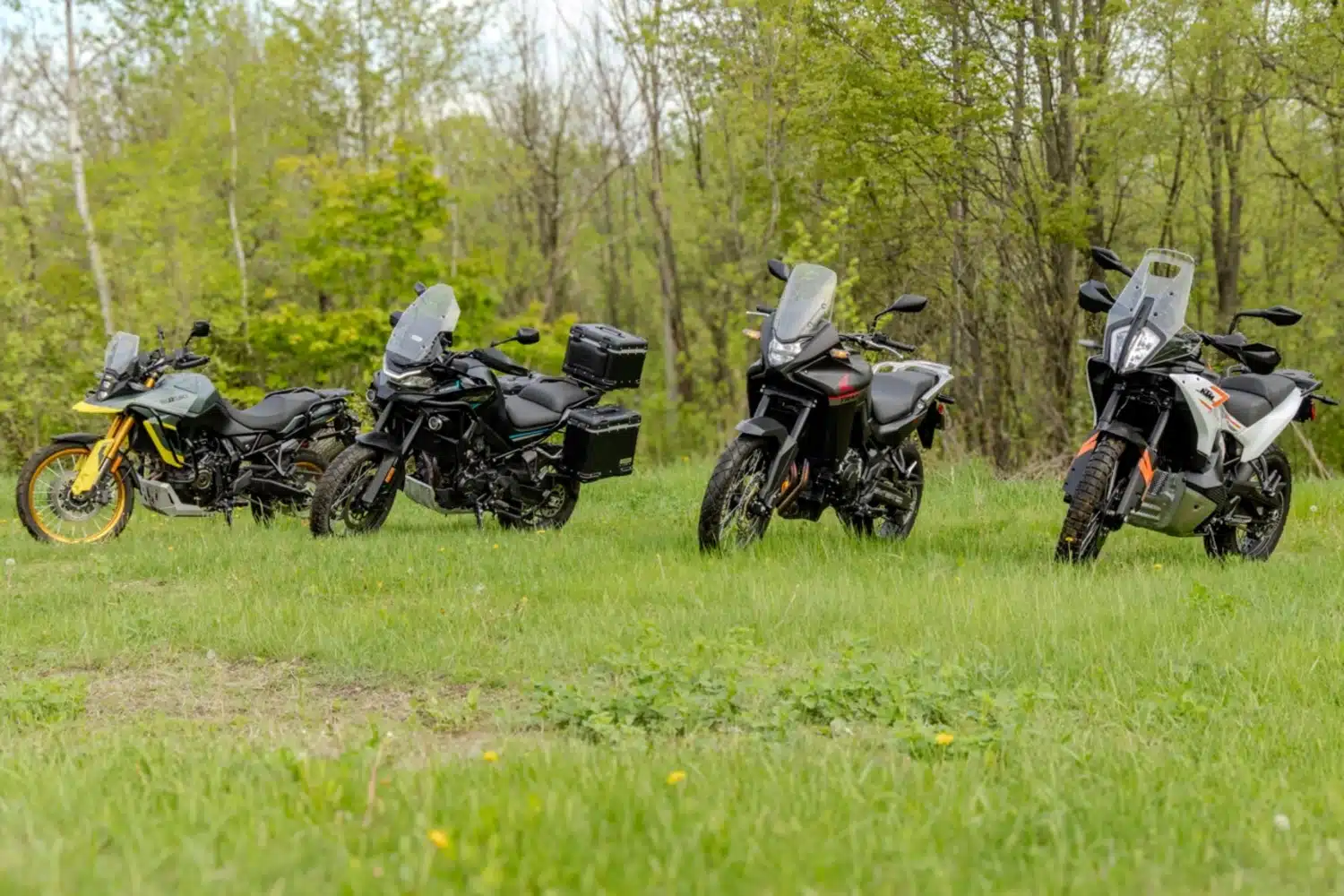 Comparison 4 Middleweight Adventure motorcycles