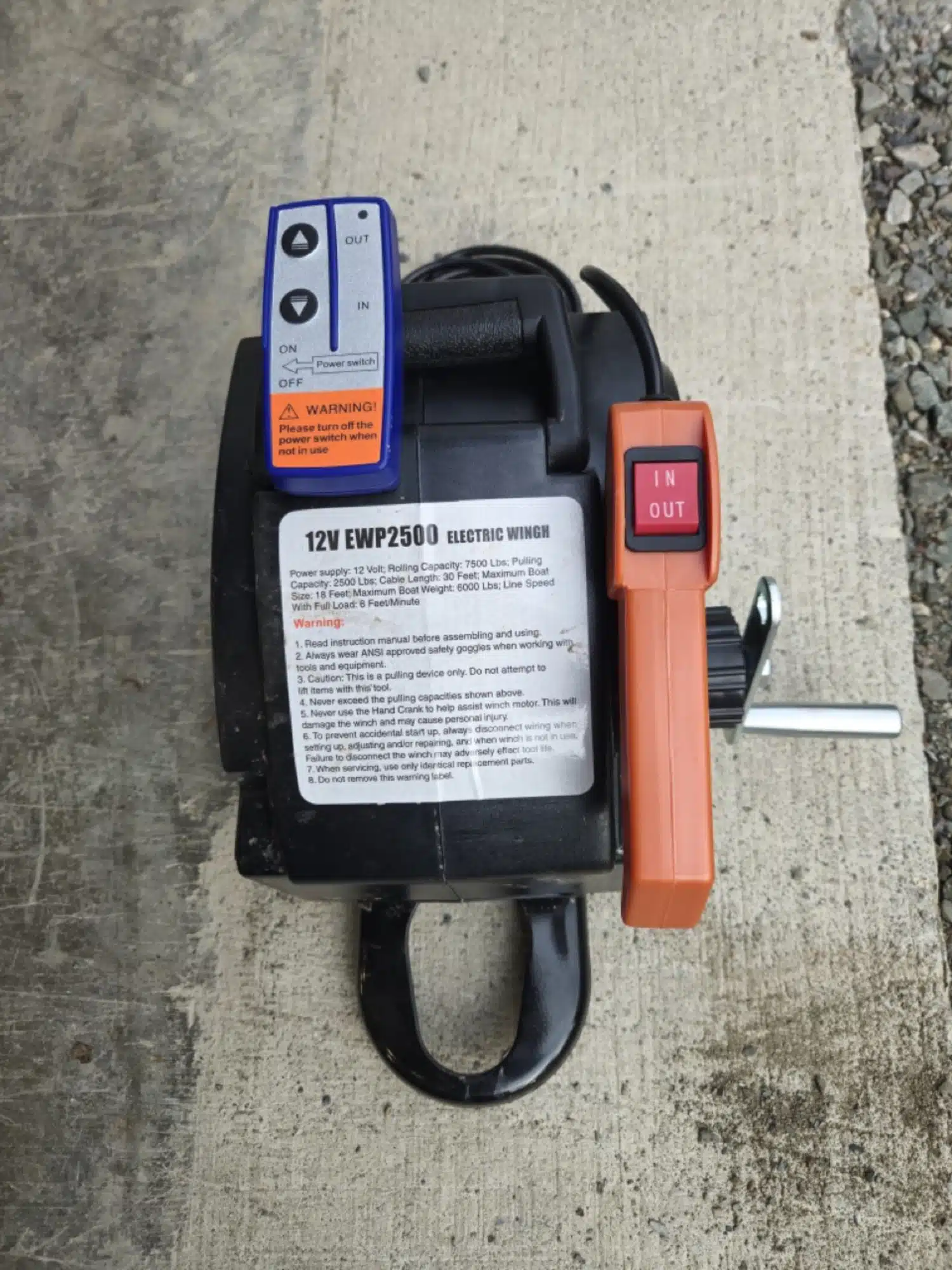 Kimpex portable winch