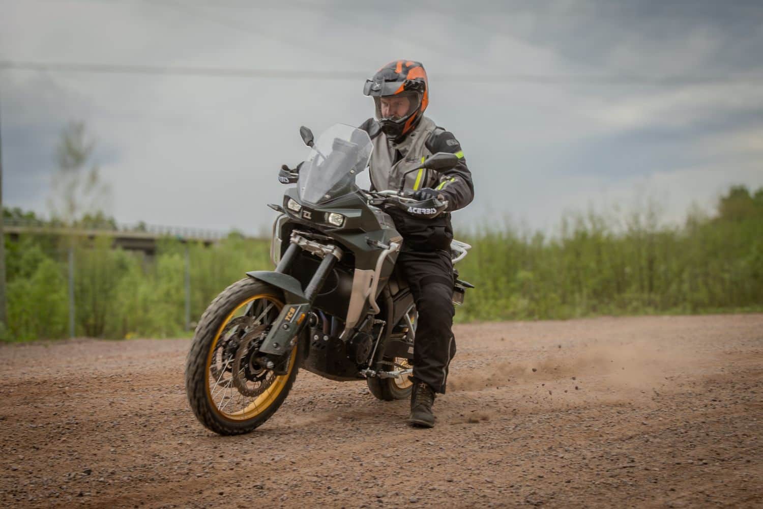 We enjoy pushing it on gravel roads.