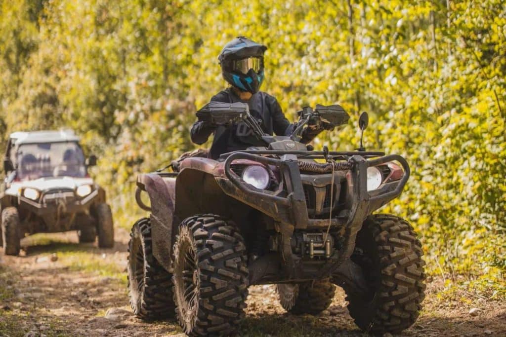 Quad riding in the Outaouais. Photo credit: Jonathan Samson