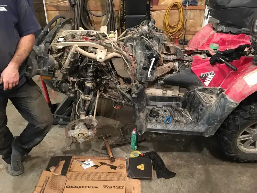 Backwoods creativity or Redneck way to get the mechanical job done!