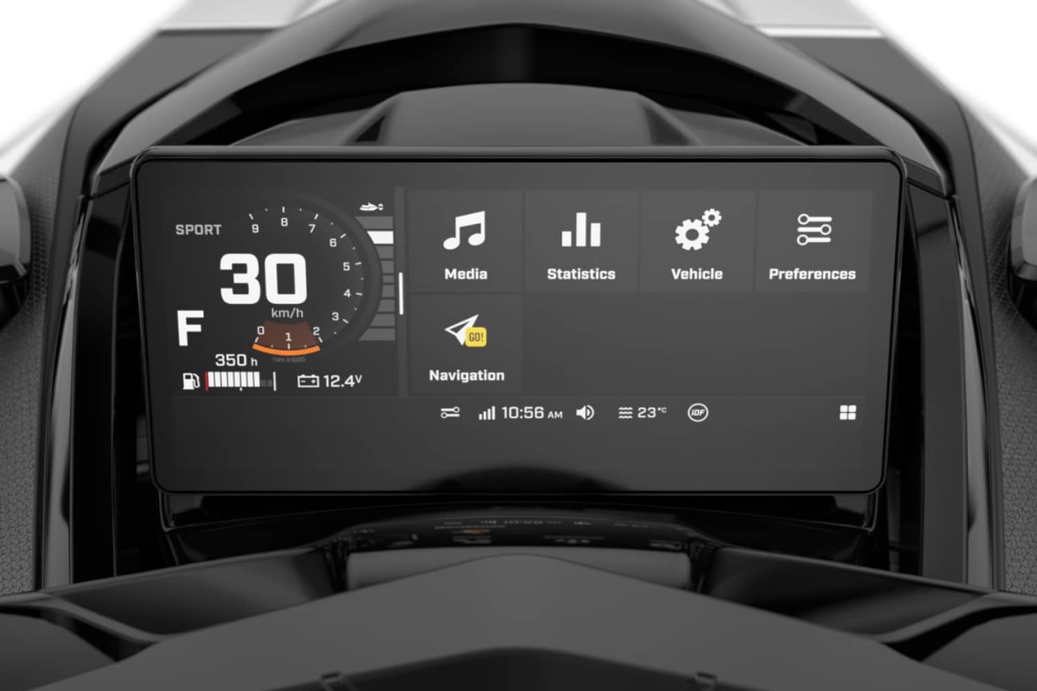 “10.25” touch screen