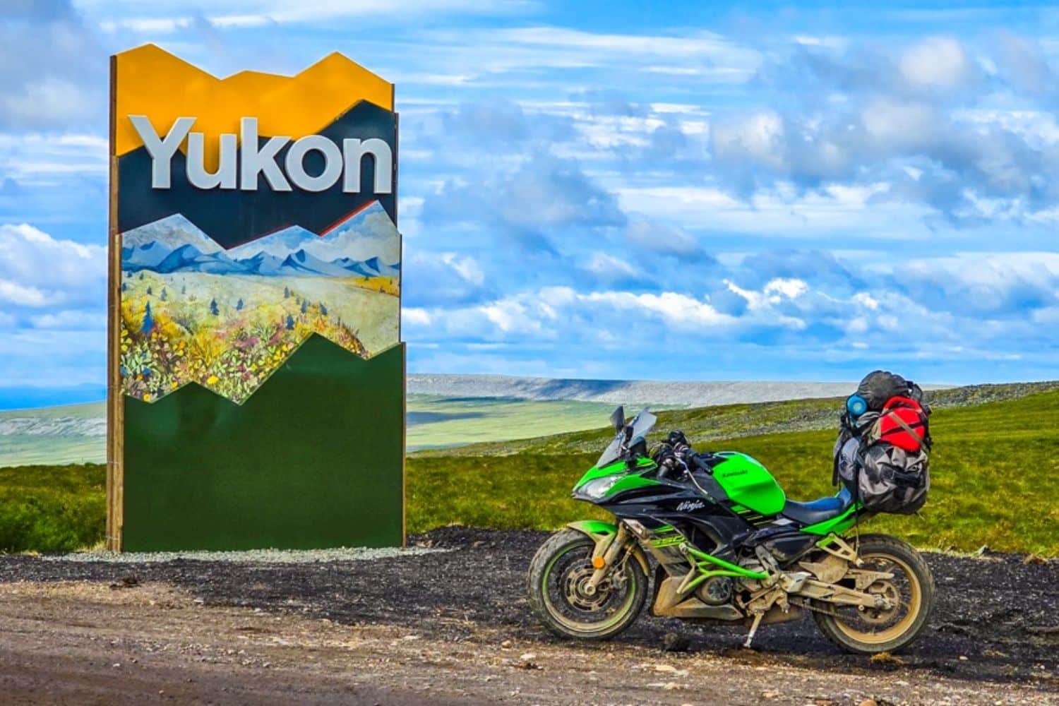 The Yukon sign!