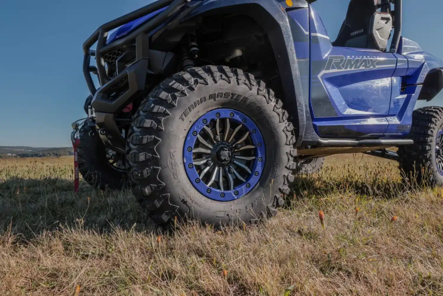The large 30x10R14 GBC Terra Master tires that equip this beast.