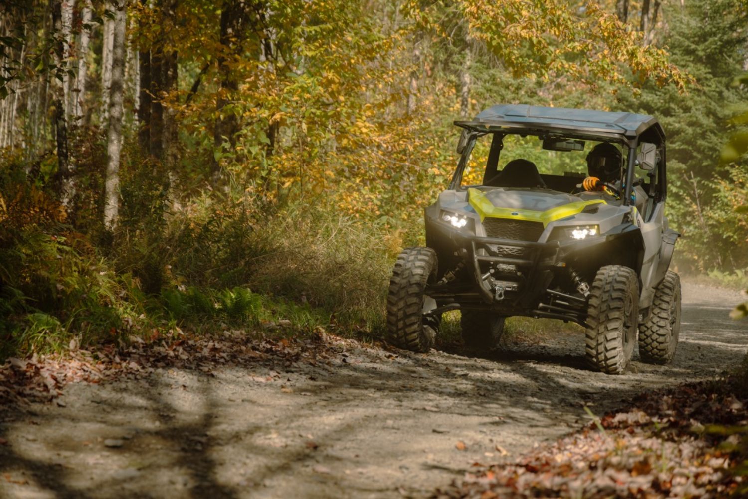 The General is equipped with Walker Evans suspension that allows for a wide range of adjustments.