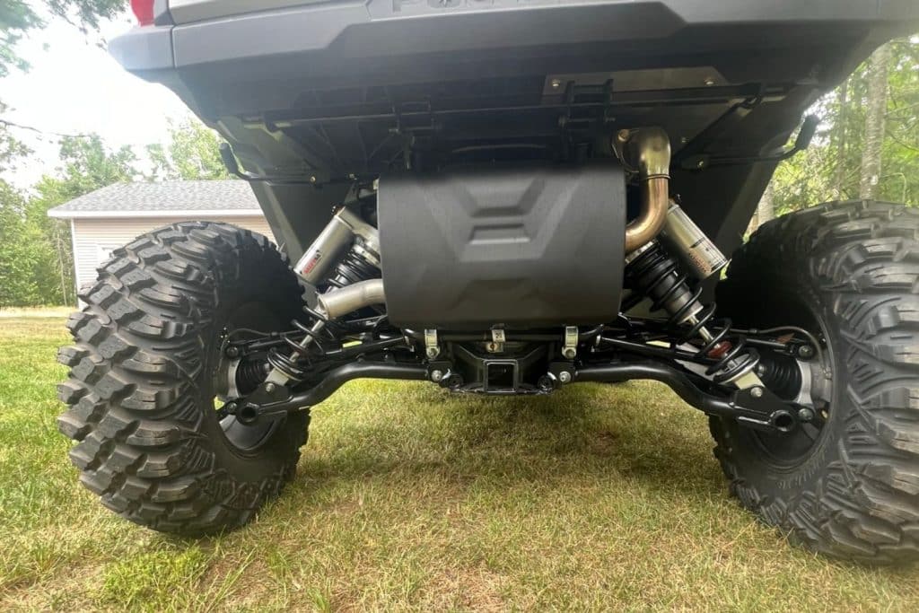 Rear suspension of the Polaris General XP 1000