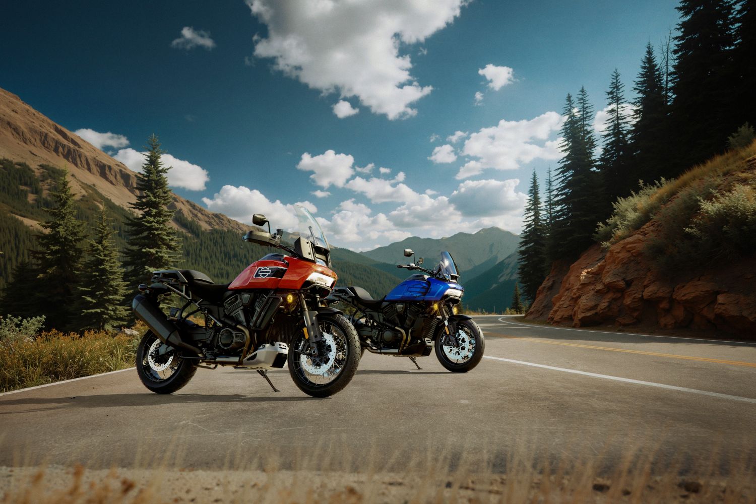 H-D adventure touring models