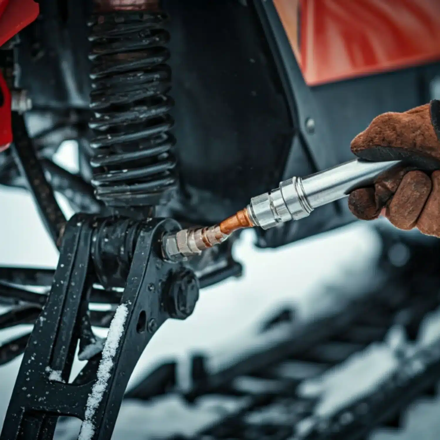 Lubrication at required points - grande taille