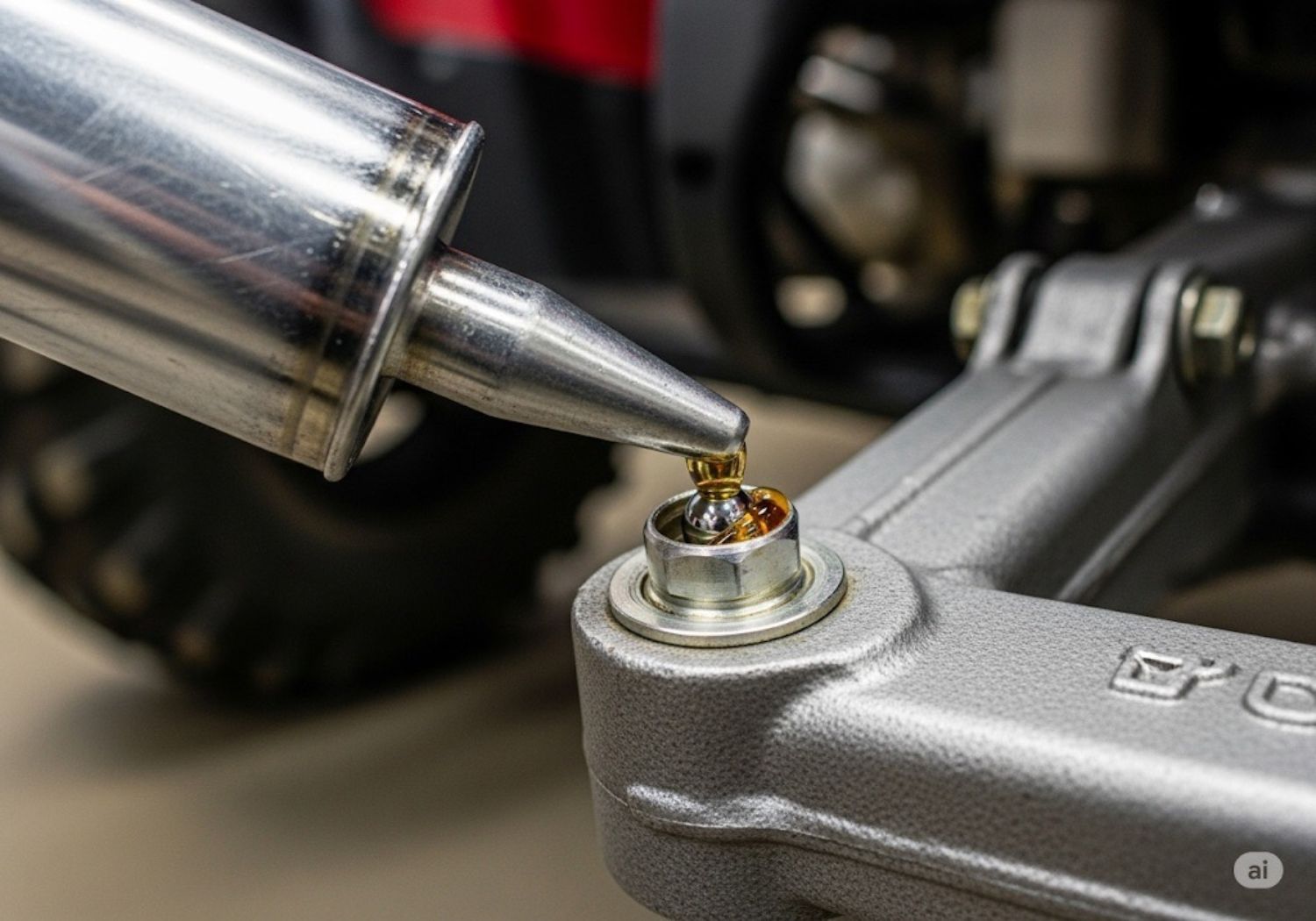 Lubrication is economical and easy to perform.