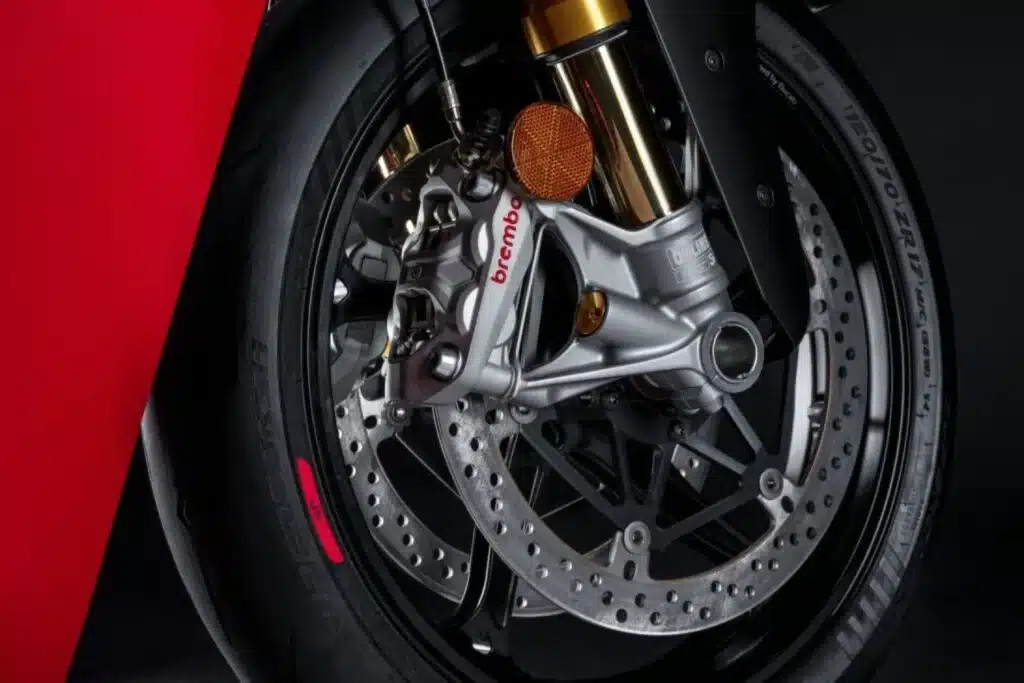 Brembo braking system on a Ducati Panigale