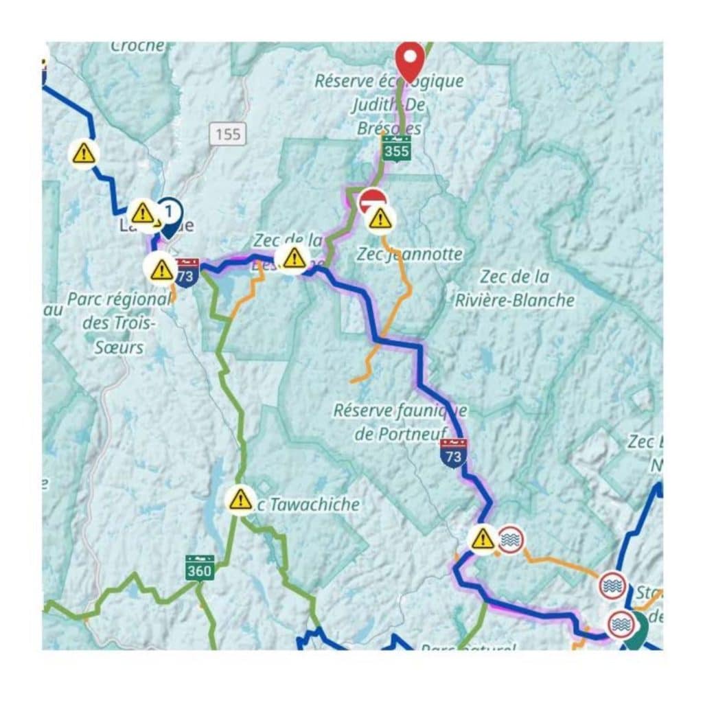 The established route