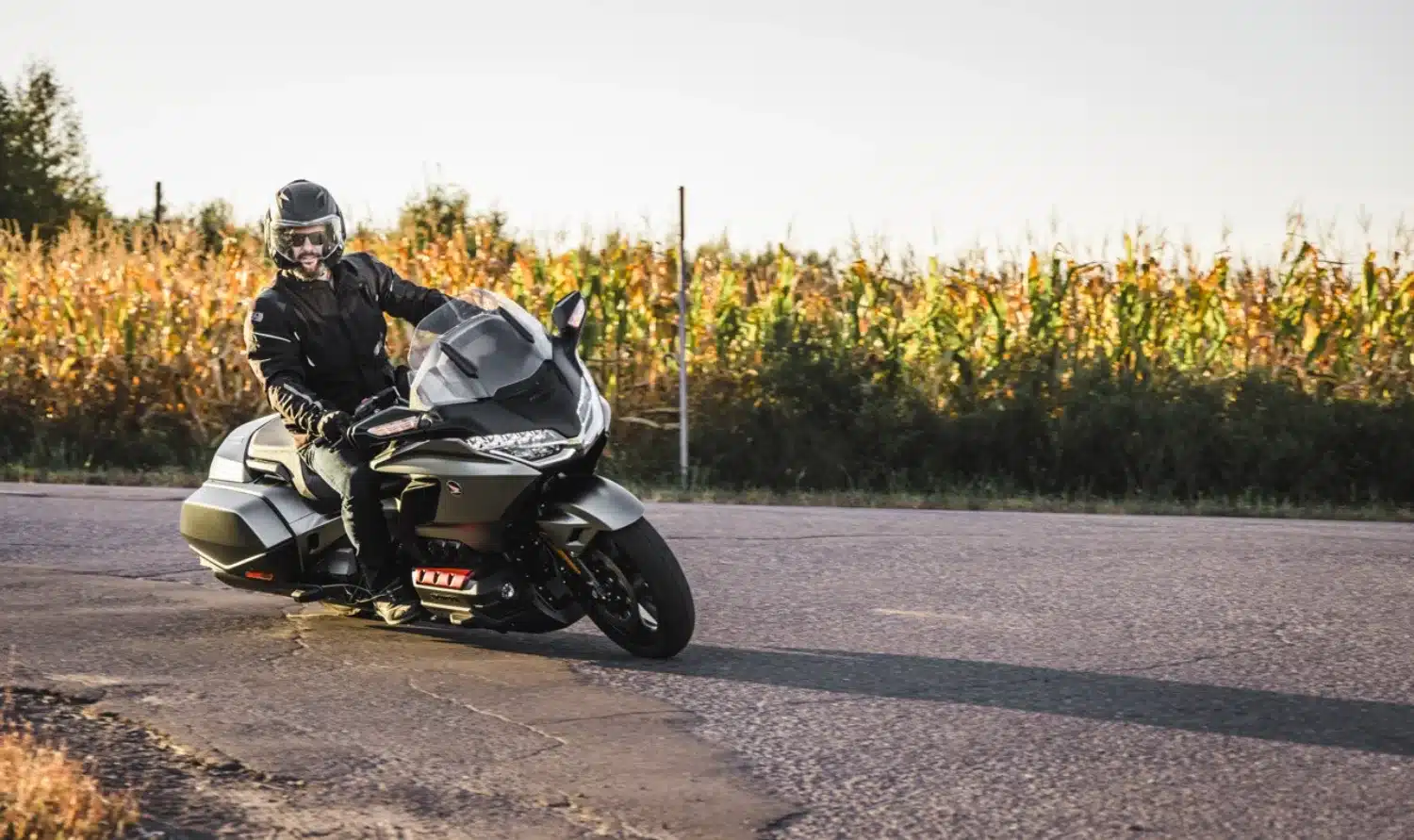 You just can't stop smiling when you're riding the Goldwing.