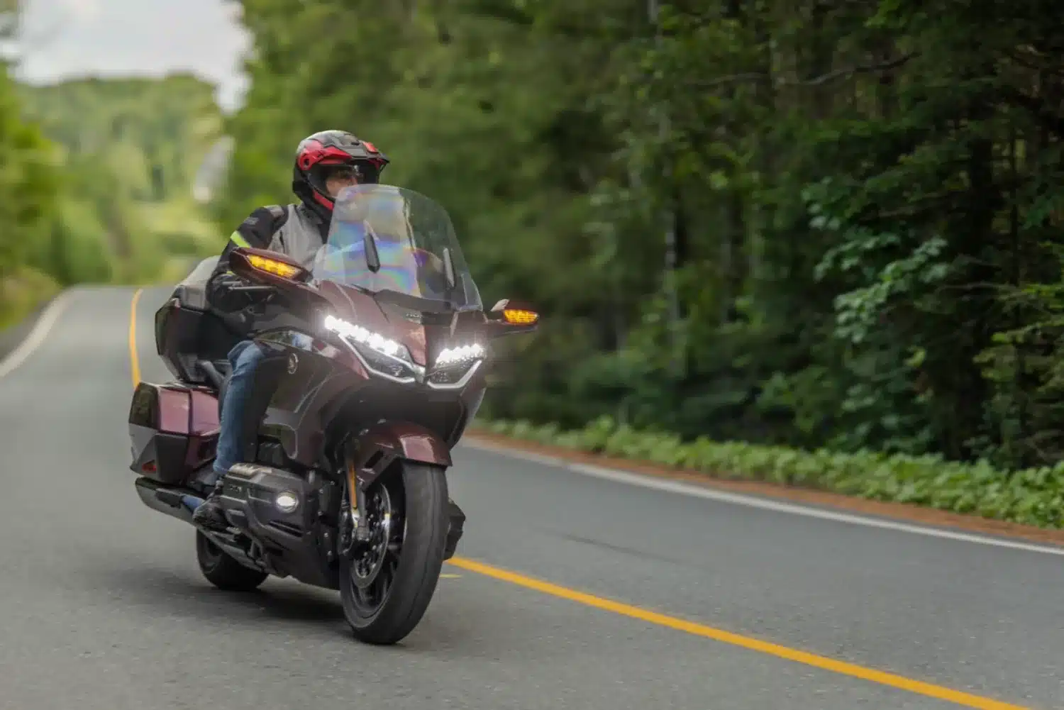 The Goldwing instills great confidence in the rider