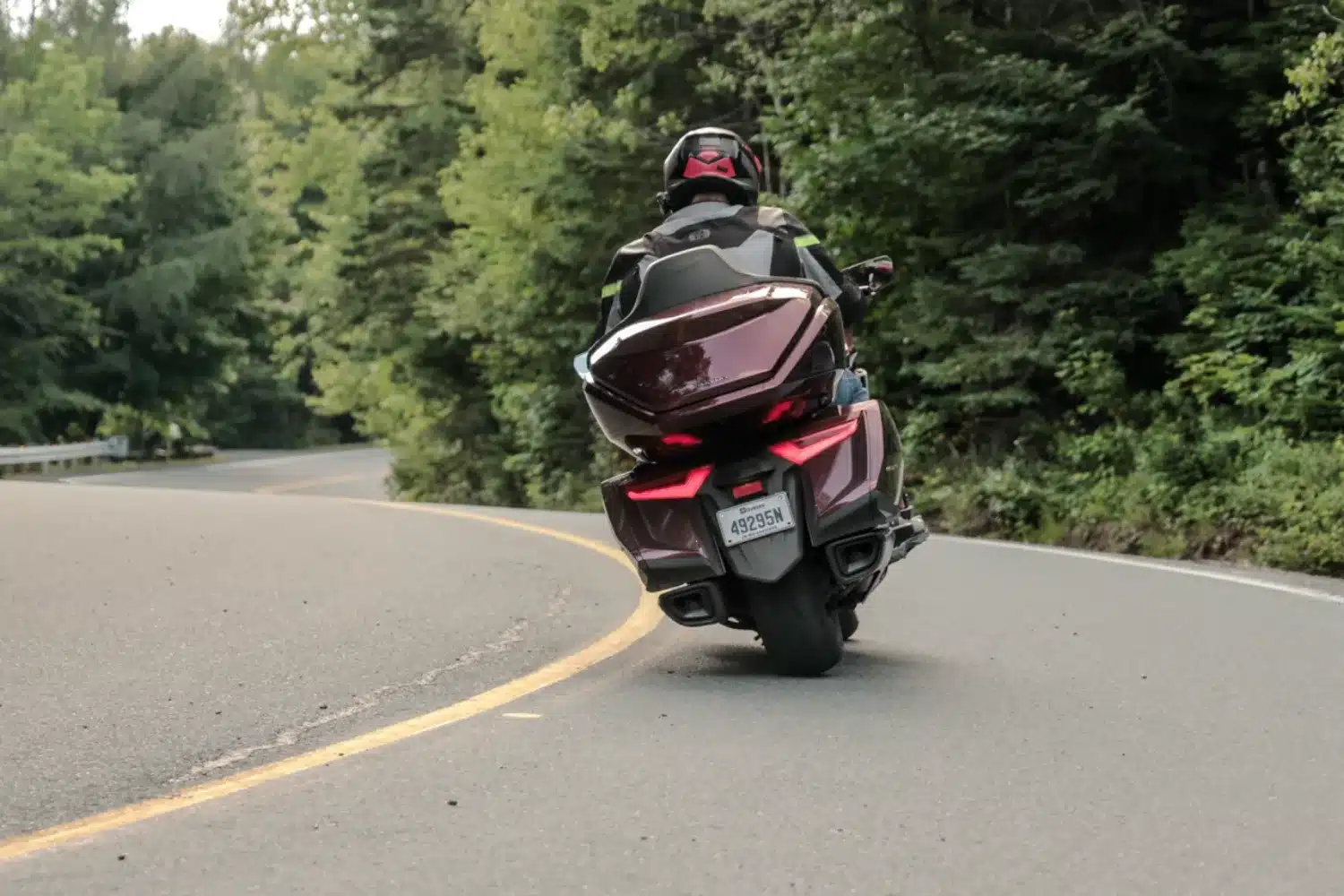 The Goldwing invites you to devour the road.