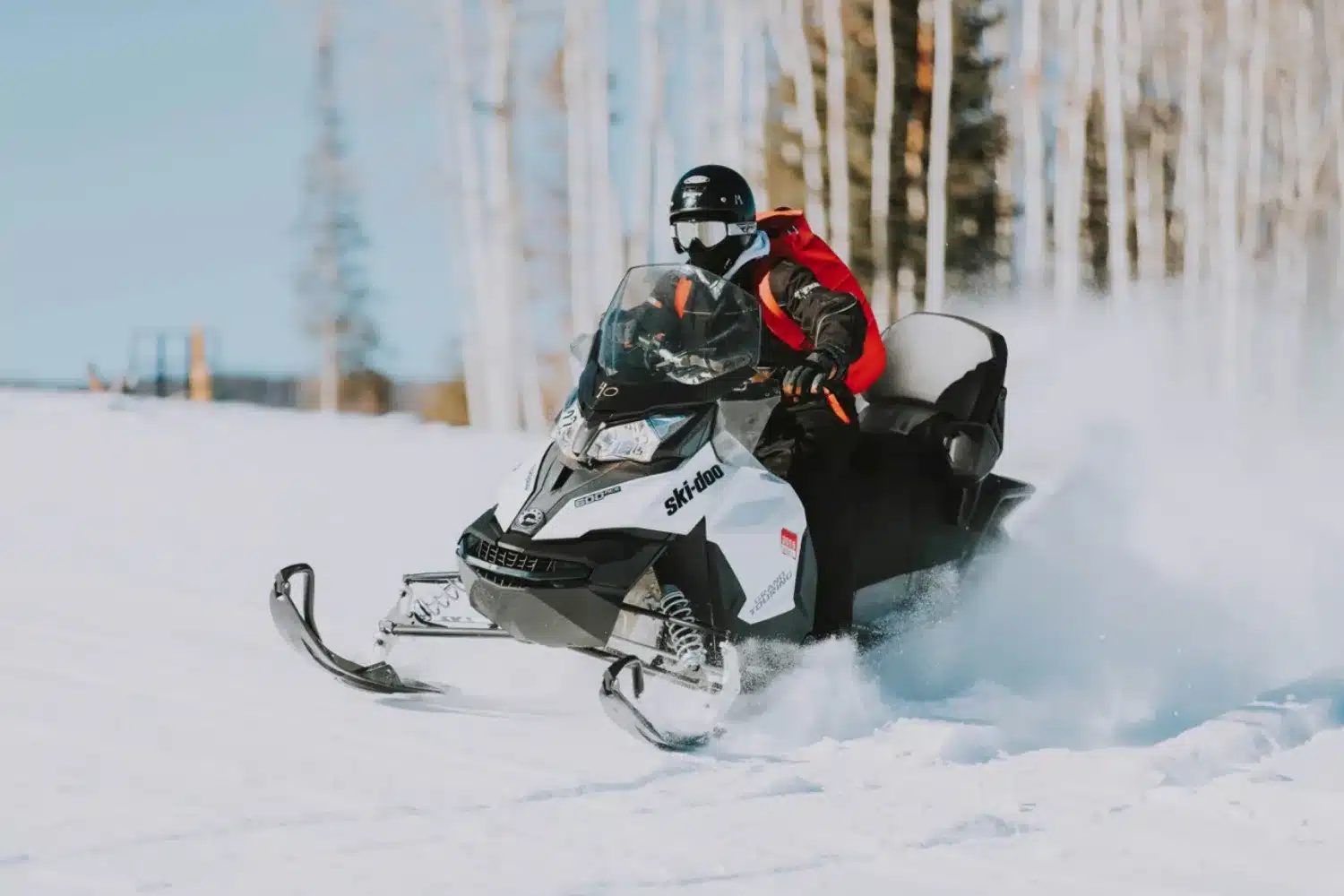 Modern snowmobiles have made tremendous progress in terms of emissions.