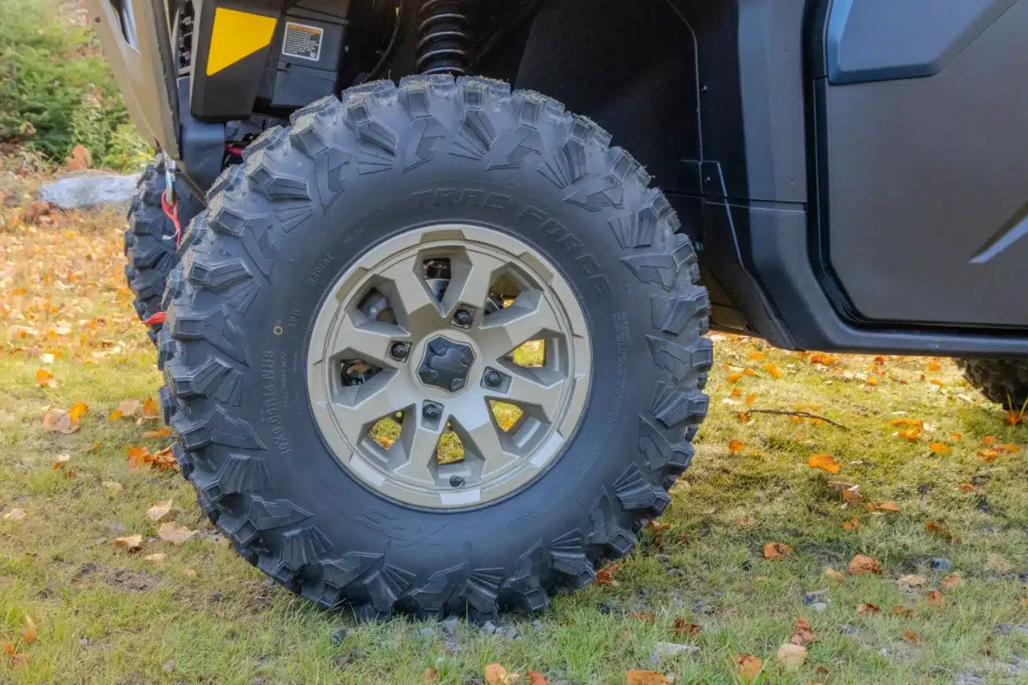The XPS Trailforce tire is designed to carry heavy loads.