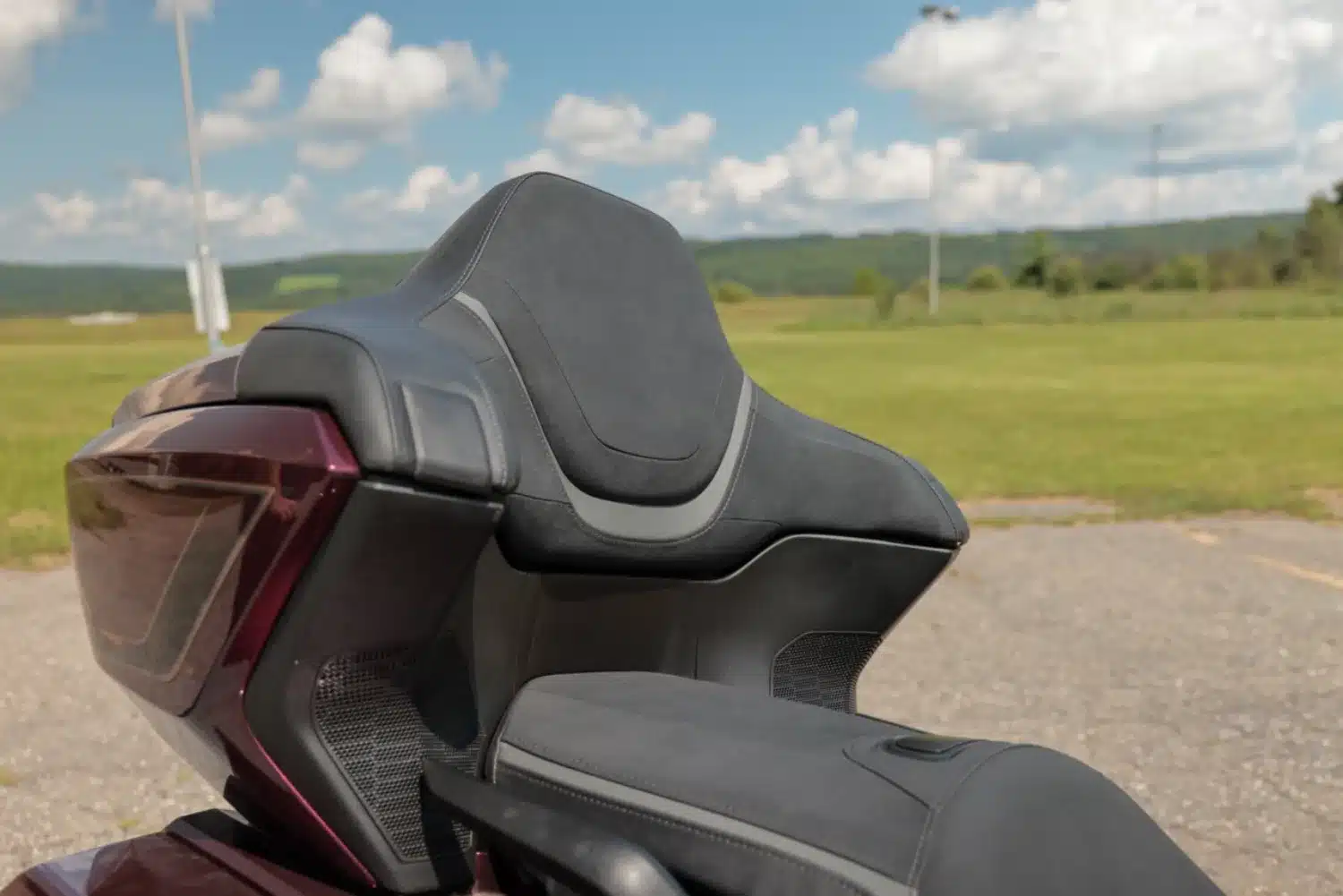 The passenger seat was improved in 2024.