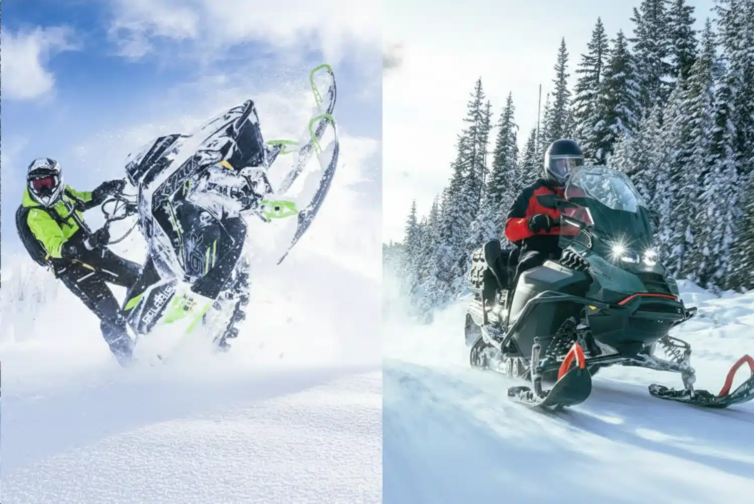 Two-stroke vs four-stroke snowmobile engines