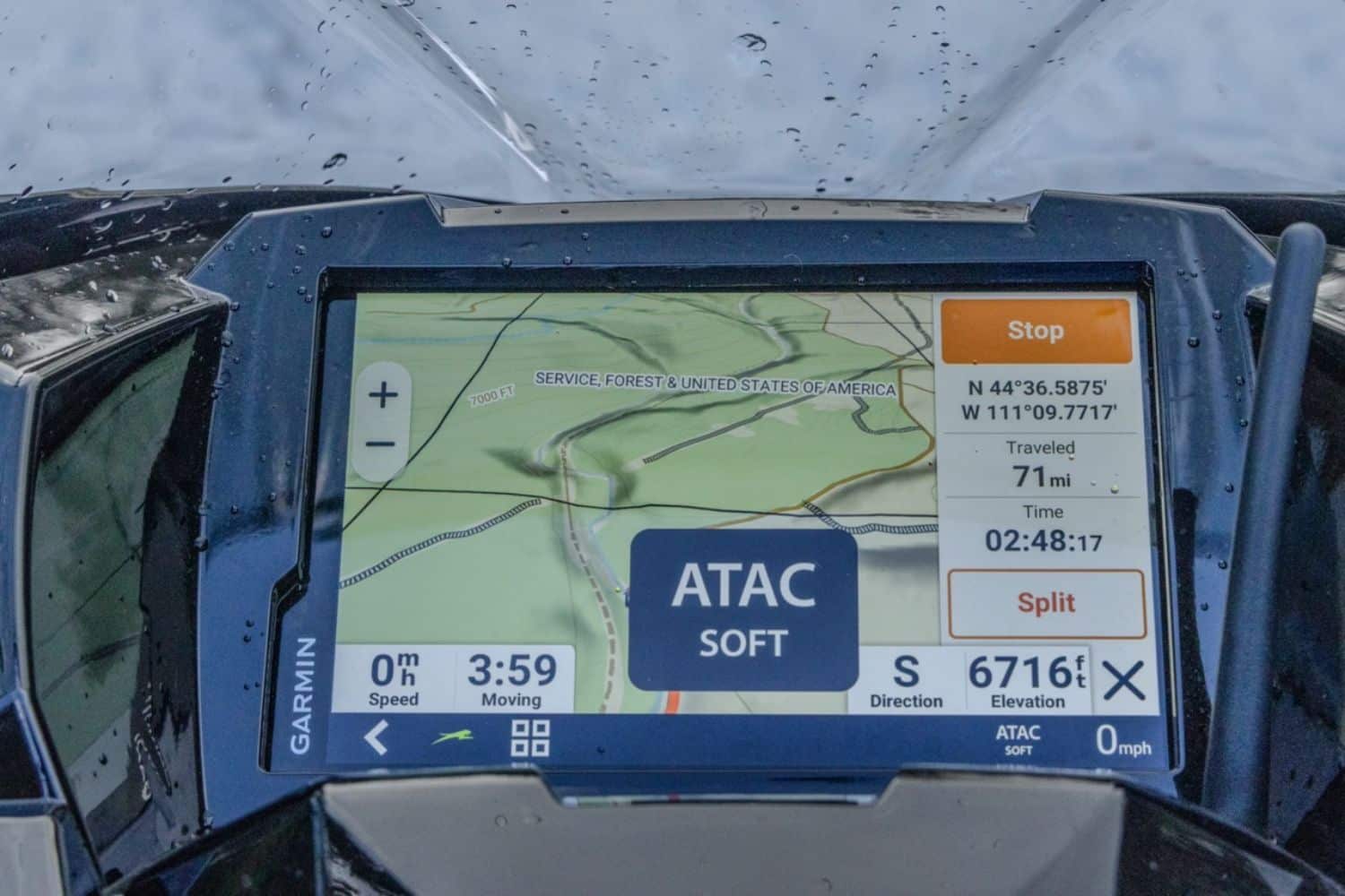 Garmin G8 in mapping mode