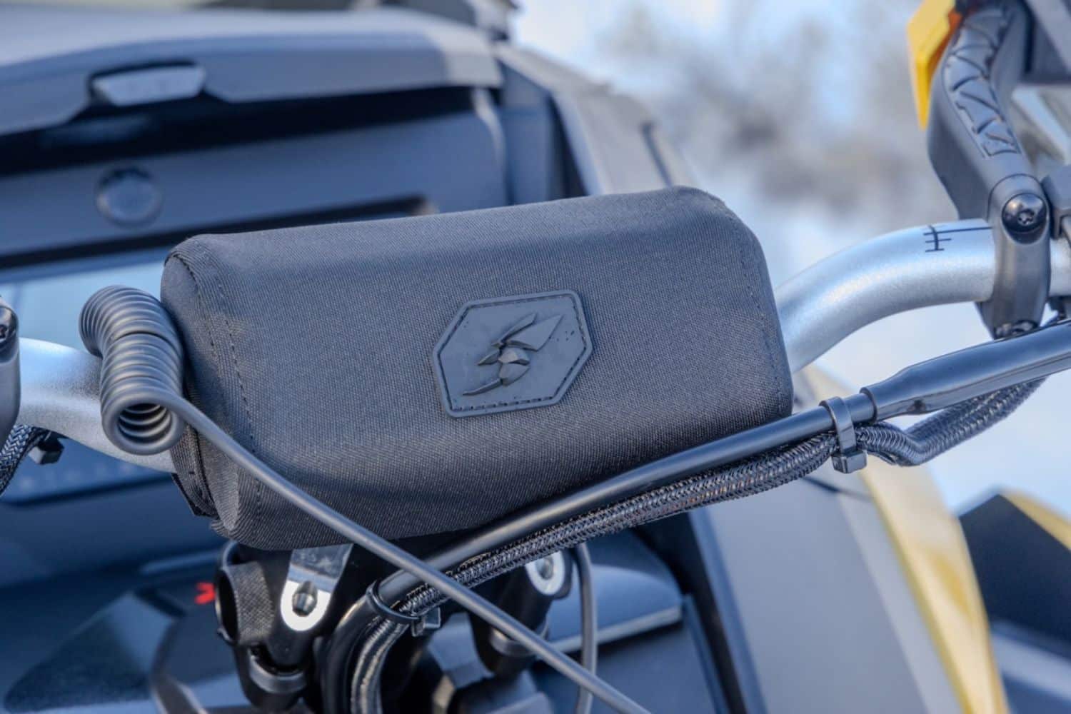 Iconic handlebar guard identified as EVO STINGER