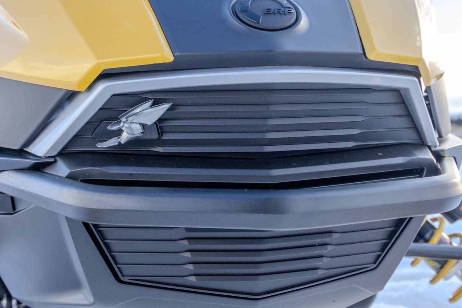 Chrome EVO STINGER bee emblem on the front grille