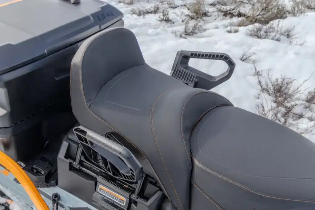 Passenger handles and seat