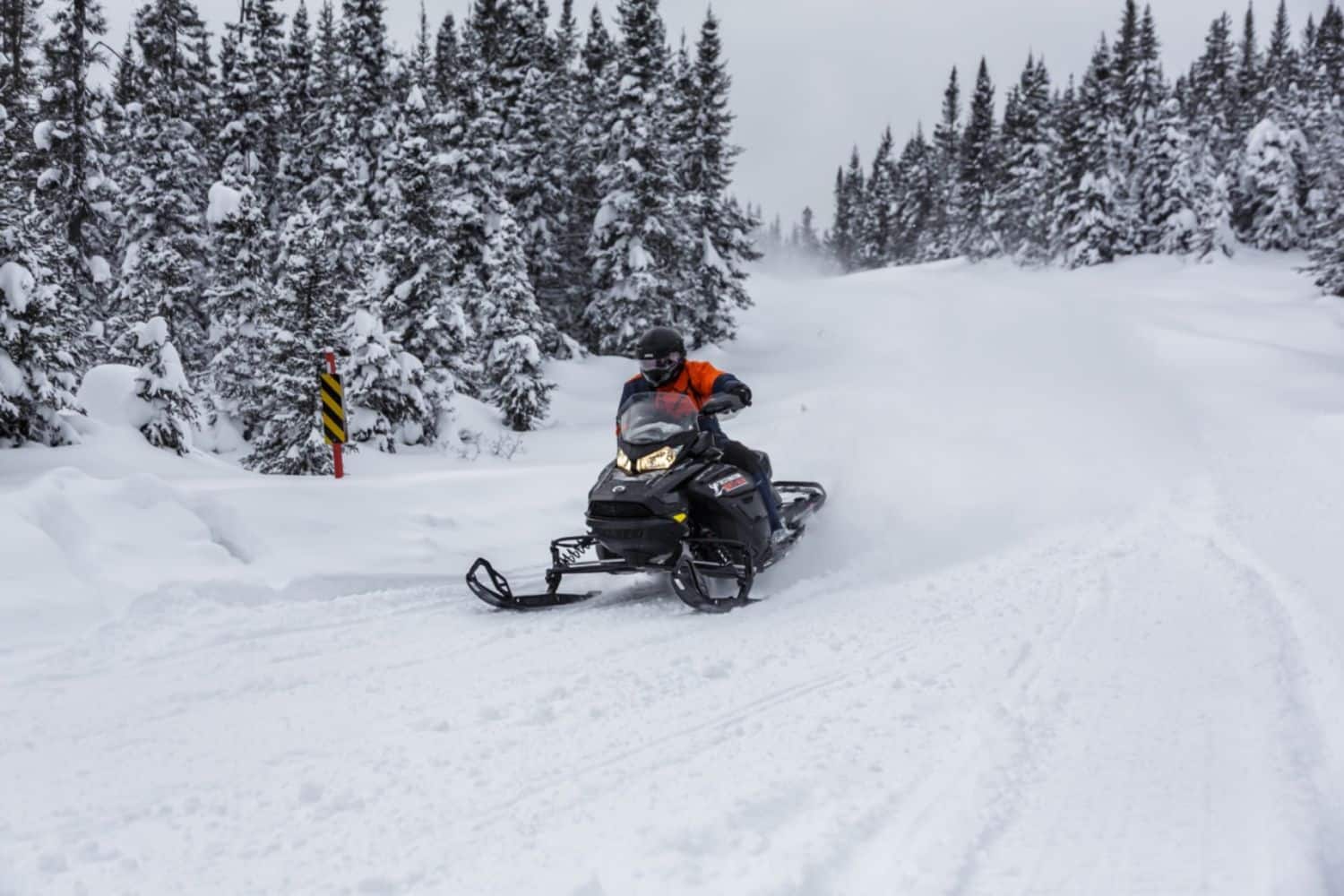 The Ski-Doo Renegade 600 Ace is well suited for women.