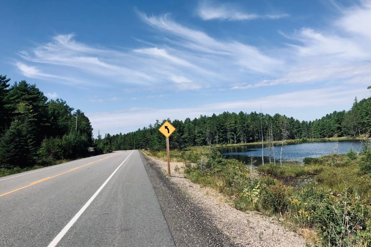 Route 60 Frank MacDougall Parkway has perfect pavement.