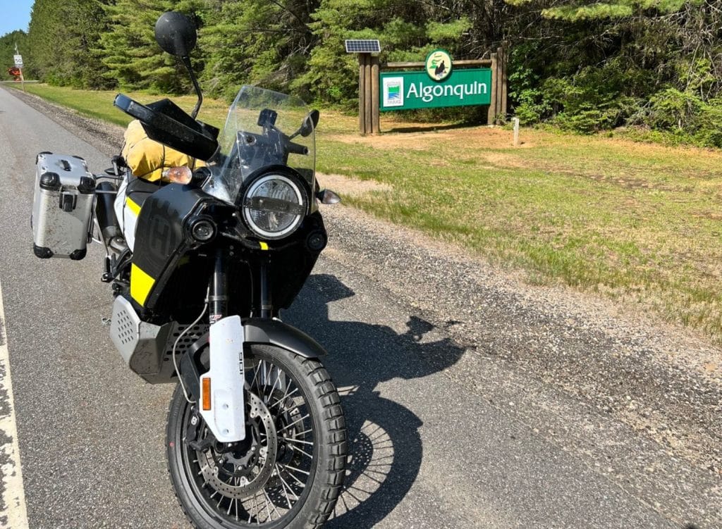 The entrance to Algonquin Park
