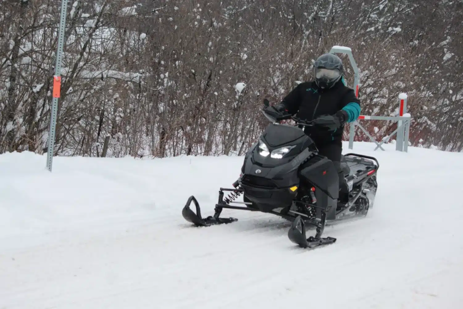 What's most impressive about this snowmobile is its overall balance.