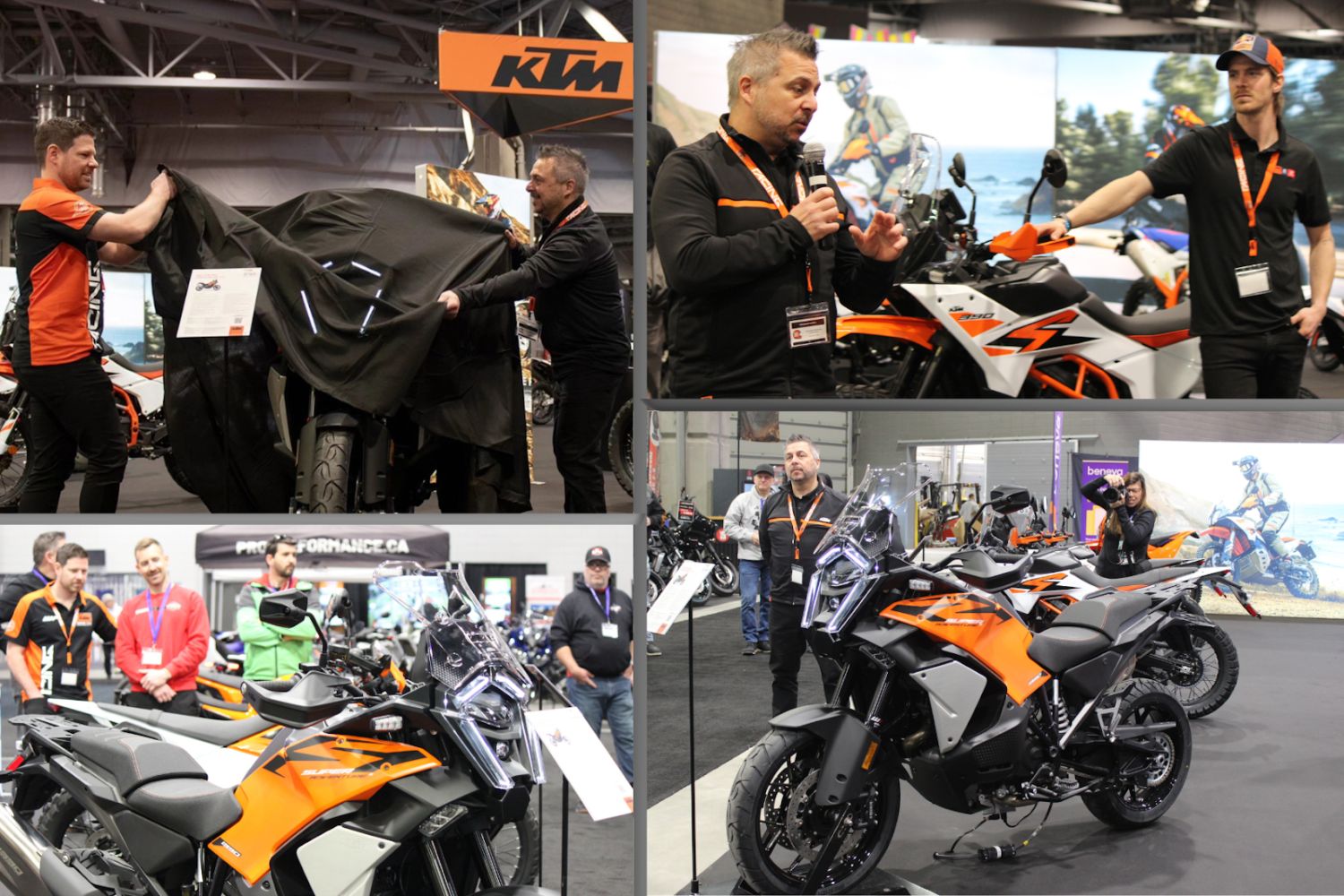 Unveiling of the new KTM 1390 Super S Adventure motorcycle