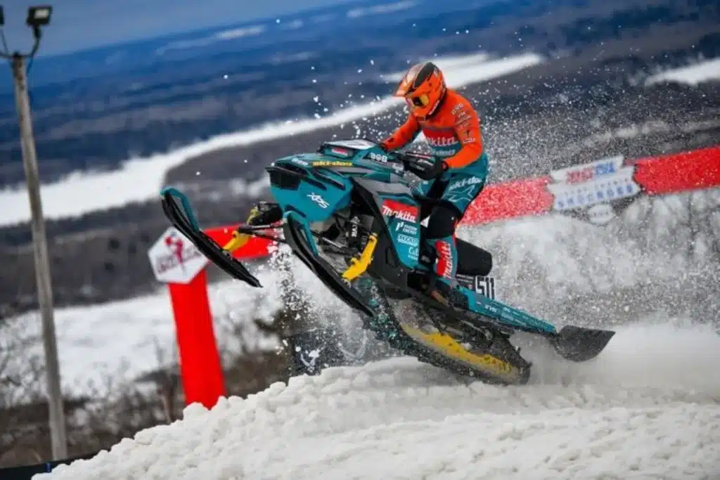 Jordan Lebel, Ski-Doo pro racer, claimed Saturday’s win in dominant fashion at the Duluth Snocross National.