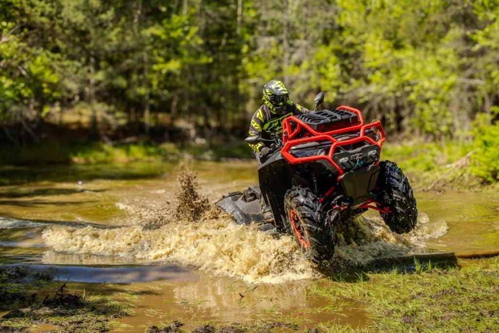 The MV 1000 on a leisurely ride
