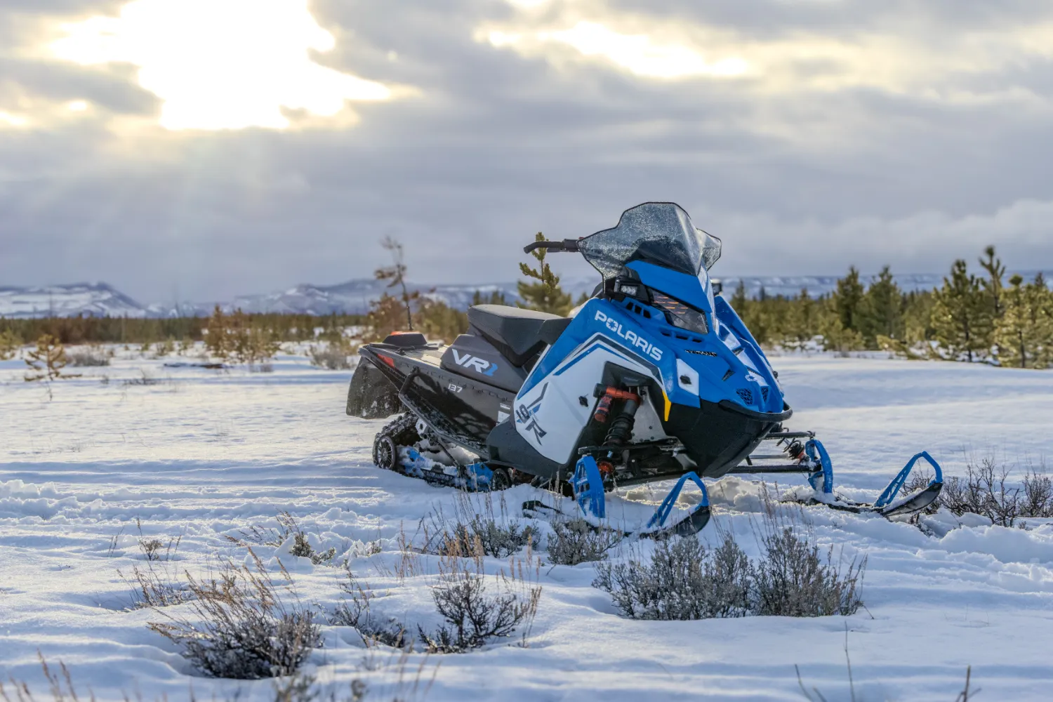 Polaris trail snowmobiles
